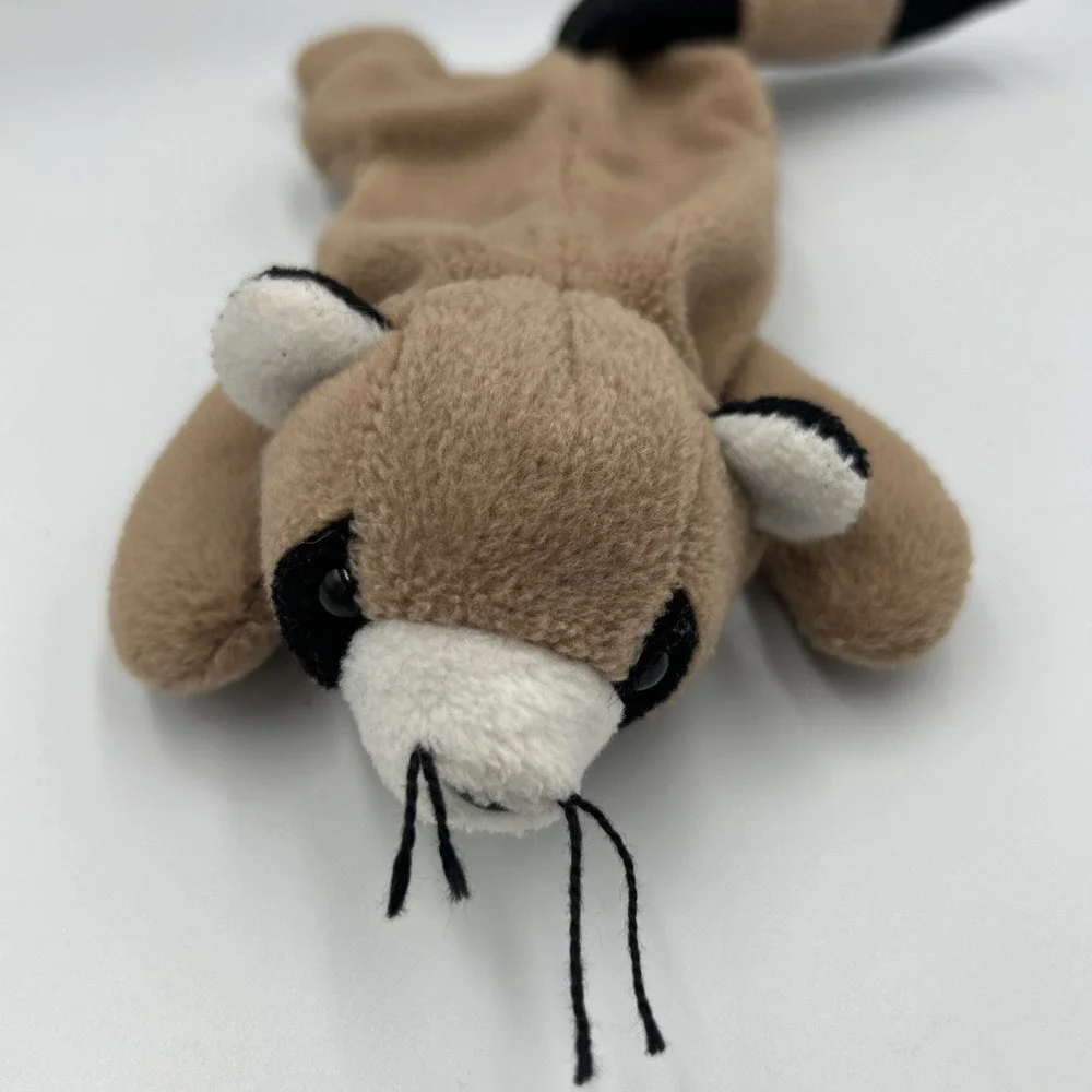Ty Beanie‎ Babies Ringo The Raccoon 1995 Rare Vintage Retired Black Brown White